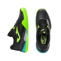 Tênis Joma Roland 2601 Pretos Fluorescentes Amarelos