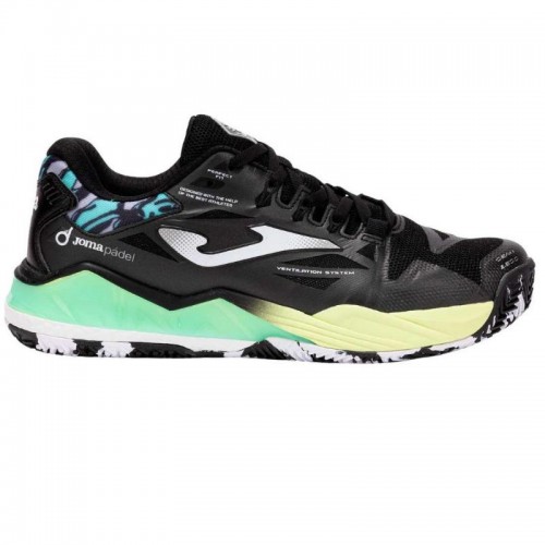 Zapatillas Joma Spin 2501 Negro Verde Zapatillas Joma Spin 2501 Negro Verde
