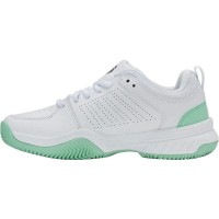 Zapatillas Kswiss Court Express 2 Clay Blanco Menta Mujer  Offerta + Economico