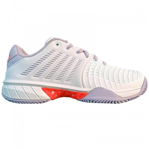 Zapatillas Kswiss Express Light 3 HB Clay Blanco Lila Mujer Zapatillas Kswiss Express Light 3 HB Clay Blanco Lila Mujer