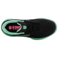 Tênis Feminino Kswiss Express Light 3 HB Clay Preto Menta Rosa