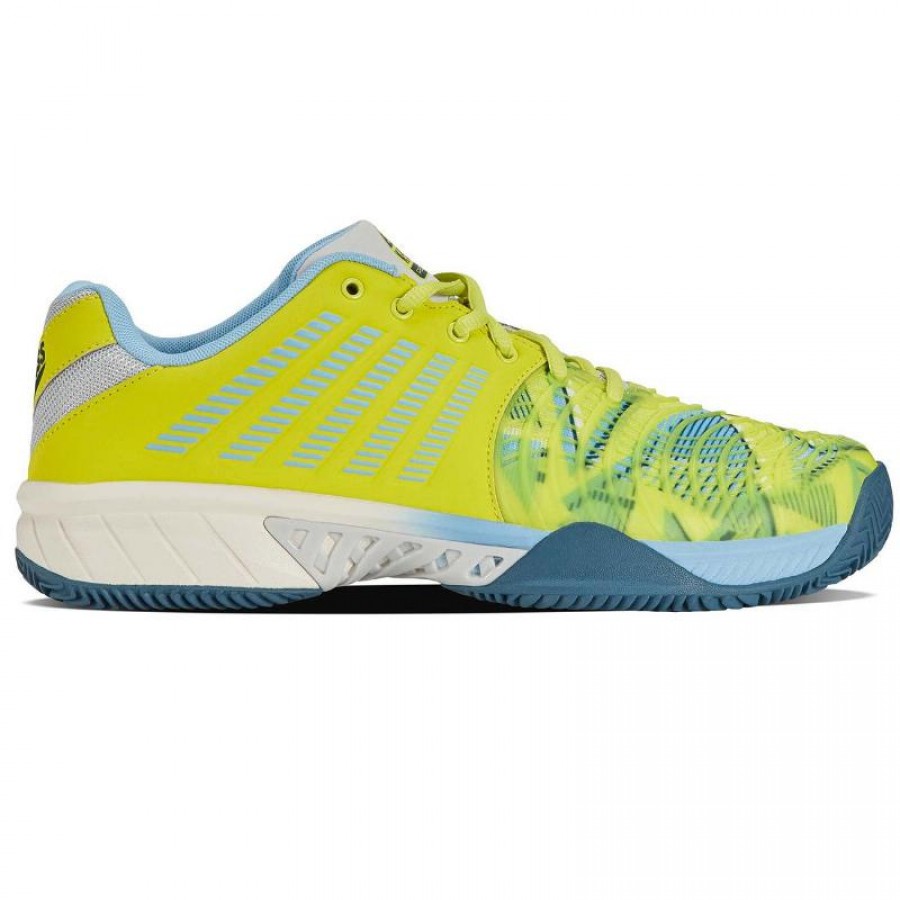 Kswiss Express Light 3 HB Padel Yellow Blue Sneakers  Offer + Cheap