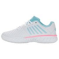 Zapatillas Kswiss Express Light 3 HB Padel Blanco Azul Mujer