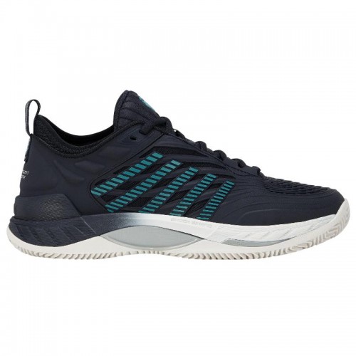 Zapatillas de Padel Kswiss Hypercourt Supreme 2 HB Clay Negro Turquesa