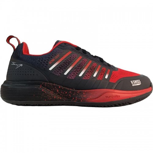 Zapatillas Kswiss Sanyo Ultra Court Padel Negro Antracita Rojo Zapatillas Kswiss Sanyo Ultra Court Padel Negro Antracita Rojo