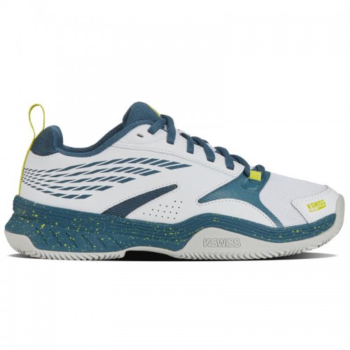 Kswiss Speedex Padel White Indian Teal Sneakers Kswiss Speedex Padel White Indian Teal Sneakers