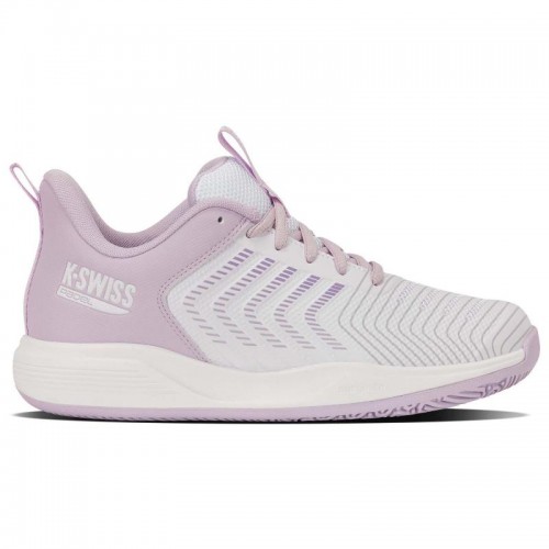 Zapatillas de Padel Kswiss Ultrashot Light Clay Blanco Rosa Mujer