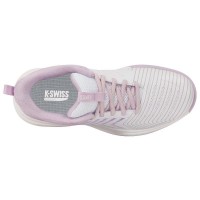 Zapatillas Kswiss Ultrashot Light Clay Blanco Rosa Mujer