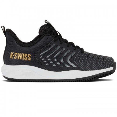 Zapatillas de Padel Kswiss Ultrashot Light Clay Negro Dorado