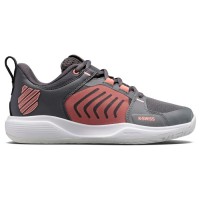 Kswiss Ultrashot Team Gray Pink Women''s Sneakers  Offer + Cheap