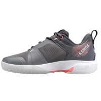 Kswiss Ultrashot Team Gray Pink Women''s Sneakers  Offer + Cheap