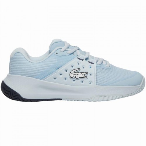 Zapatillas Lacoste Power Serve 125 Azul Claro Mujer Zapatillas Lacoste Power Serve 125 Azul Claro Mujer