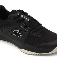 Zapatillas Lacoste Power Serve Negro Blanco Mujer