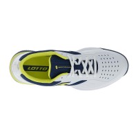 Sneakers Lotto Superrapida 400 IV Bianco Giallo Blu Acido Denim  Offerta + Economico