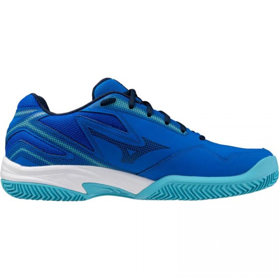 Mizuno Break Shot 4 Scarpe da ginnastica blu e bianche in terra battuta  Offerta + Economico