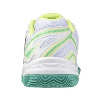 Mizuno Break Shot 4 Clay White Black Lime Women''s Sneakers  Offer + Cheap