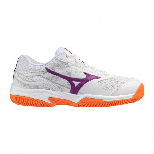 Zapatillas de Padel Mizuno Break Shot 5 Clay Blanco Mujer