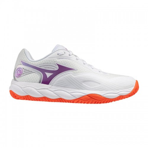 Zapatillas de Padel Mizuno Wave Enforce Court 2 Clay Blanco Mujer
