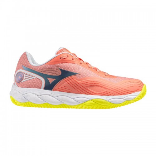 Zapatillas de Padel Mizuno Wave Enforce Court 2 Padel Coral Mujer