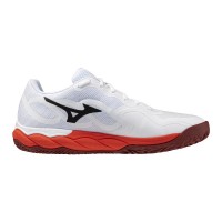 Zapatillas Mizuno Wave Enforce Court Clay Blanco Rojo