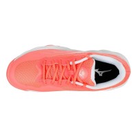 Zapatillas Mizuno Wave Enforce Court Clay Coral Blanco Mujer  Oferta + Barato