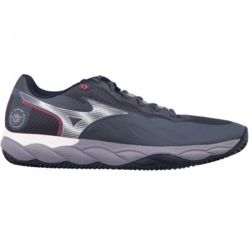 Mizuno Wave Enforce Court Clay Gray White Blue Sneakers Mizuno Wave Enforce Court Clay Gray White Blue Sneakers