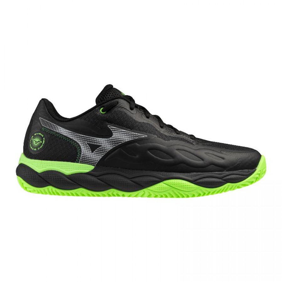 Zapatillas Mizuno Wave Enforce Court Padel Negro Verde