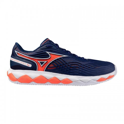Zapatillas de Padel Mizuno Wave Enforce Tour 2 Clay Azul Naranja
