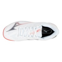 Zapatillas Mizuno Wave Exceed Court Clay Blanco Coral Mujer  Offer + Cheap