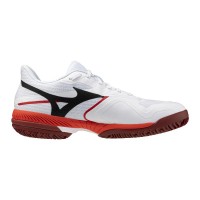 Zapatillas Mizuno Wave Exceed Court Clay Blanco Rojo