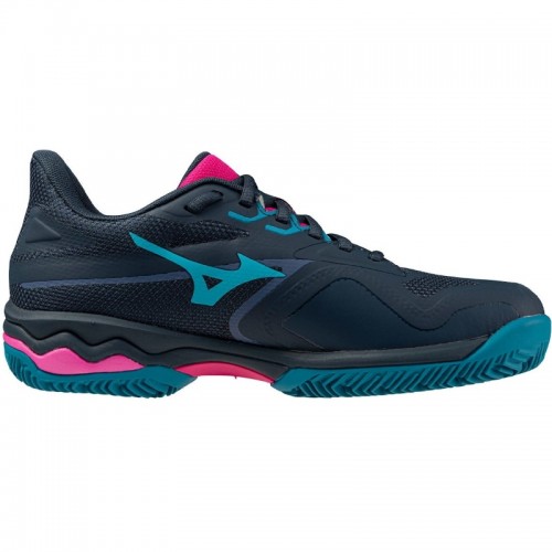 Mizuno Wave Exceed Light 2 Padel Navy Blue Fuchsia Women''s Sneakers Mizuno Wave Exceed Light 2 Padel Navy Blue Fuchsia Women''s Sneakers