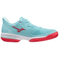 Sneakers Mizuno Wave Exceed Tour 5 CC Turchese Bianco Donna  Offerta + Economico