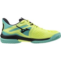 Sneakers Mizuno Wave Exceed Tour 6 Clay Lime Nero Blu  Offerta + Economico