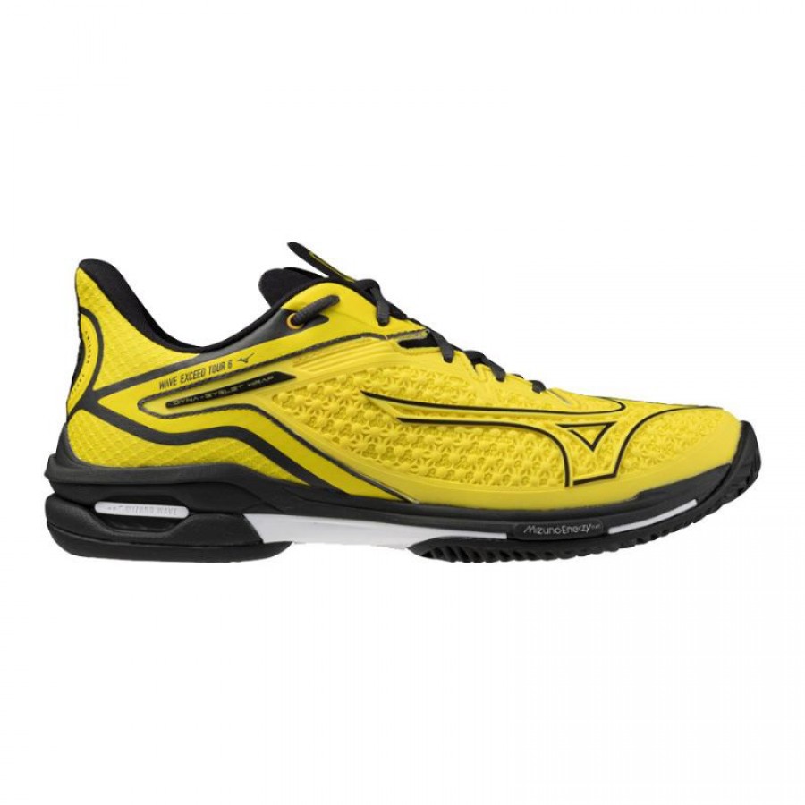 Baskets Mizuno Wave Exceed Tour 6 Padel Jaune Noir  Offre - Pas cher