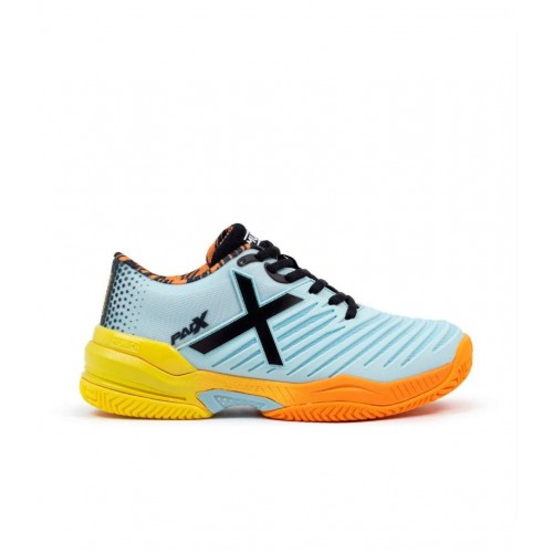 Munich Padx 58 Padel Sneakers Gray Orange Women Munich Padx 58 Padel Sneakers Gray Orange Women