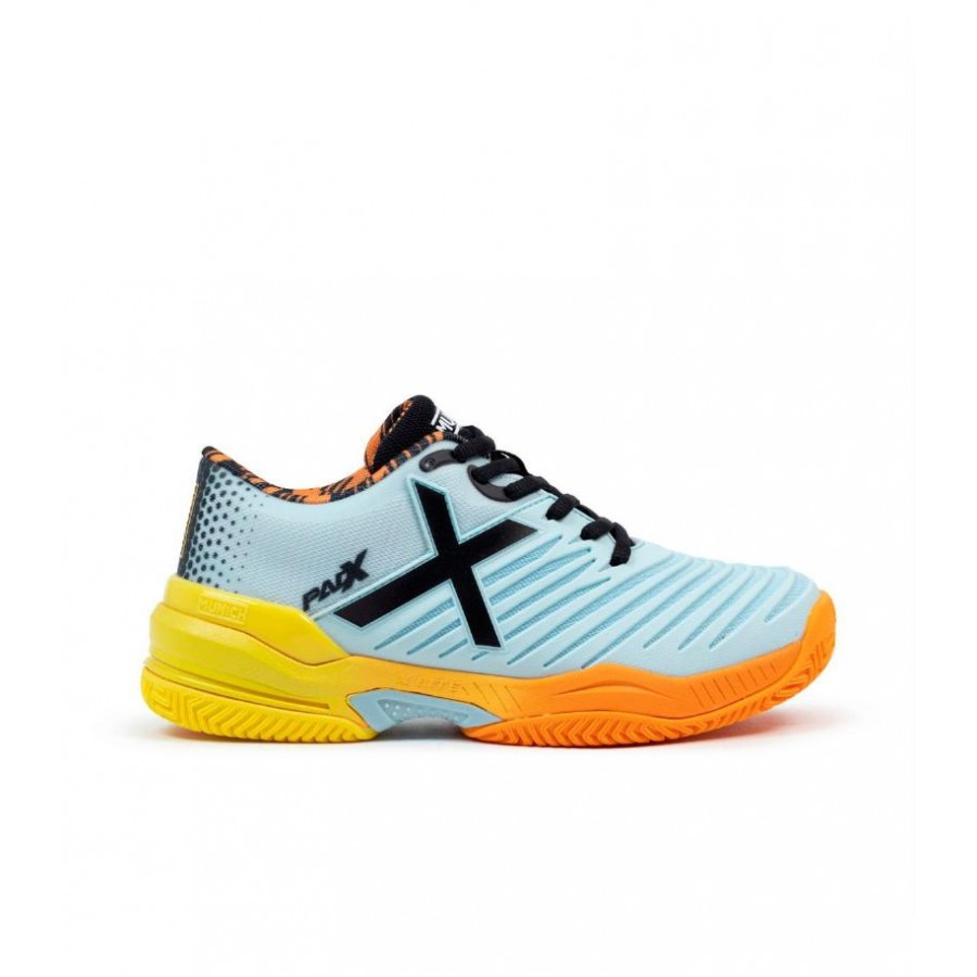 Munich Padx 58 Padel Sneakers Gris Orange Femme  Offre - Pas cher