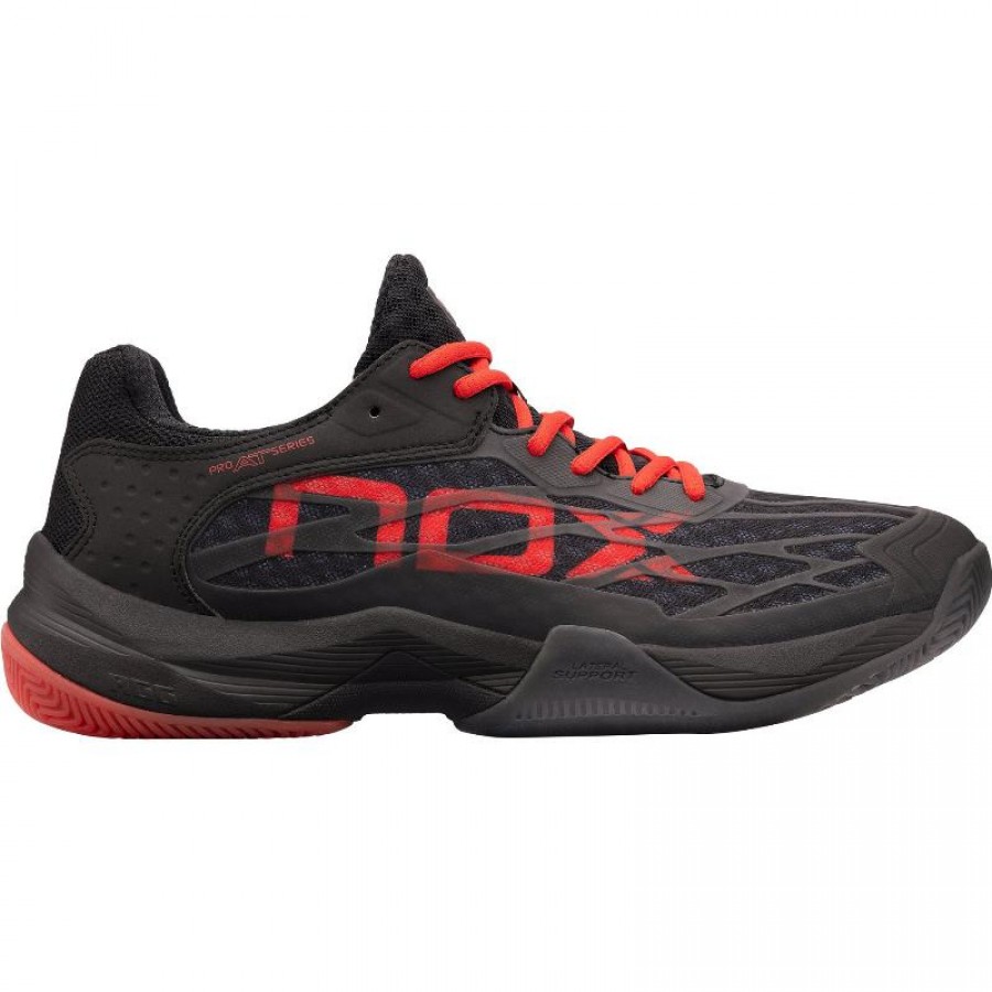 Baskets Nox At10 Lux Noir Rouge  Offre - Pas cher