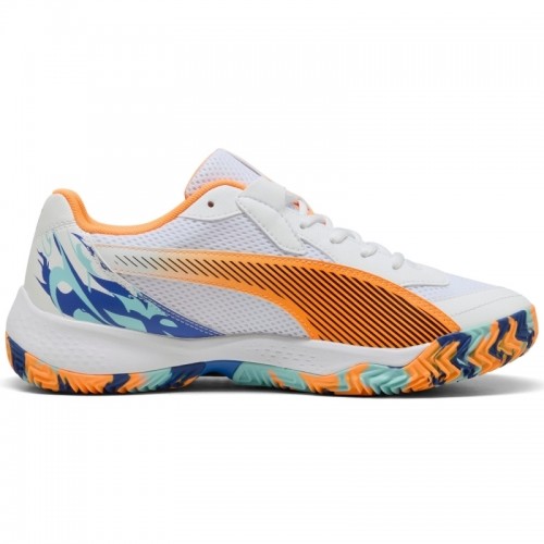Puma Nova Court White Orange Black Sneakers Puma Nova Court White Orange Black Sneakers