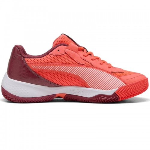 Puma Nova Court Red Bordeaux White Sneakers Puma Nova Court Red Bordeaux White Sneakers