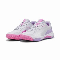 Scarpe Puma Nova Smash Grigio Bianco Viola Donna  Offerta + Economico