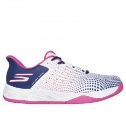 Zapatillas de Padel Skechers Viper Court Reload Blanco Azul Marino Mujer
