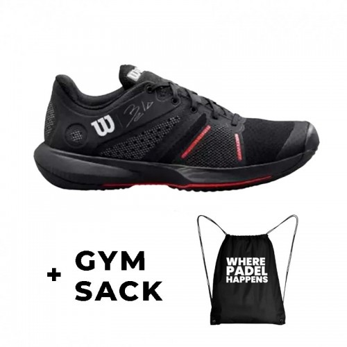 Wilson Bela Pro Sneakers Black Poppy Red Wilson Bela Pro Sneakers Black Poppy Red