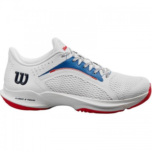 Wilson Hurakn 2.0 White Blue Red Women''s Shoes Wilson Hurakn 2.0 White Blue Red Women''s Shoes