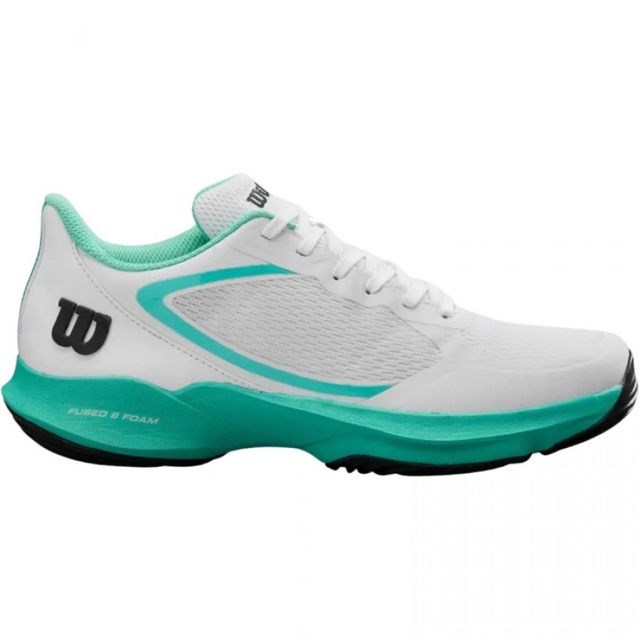 Tênis Wilson Hurakn Lite Branco Turquesa Preto para Mulheres  Oferta + Barato