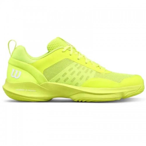 Wilson Hurakn Pro V2 Fluorescent Yellow White Women''s Sneakers Wilson Hurakn Pro V2 Fluorescent Yellow White Women''s Sneakers