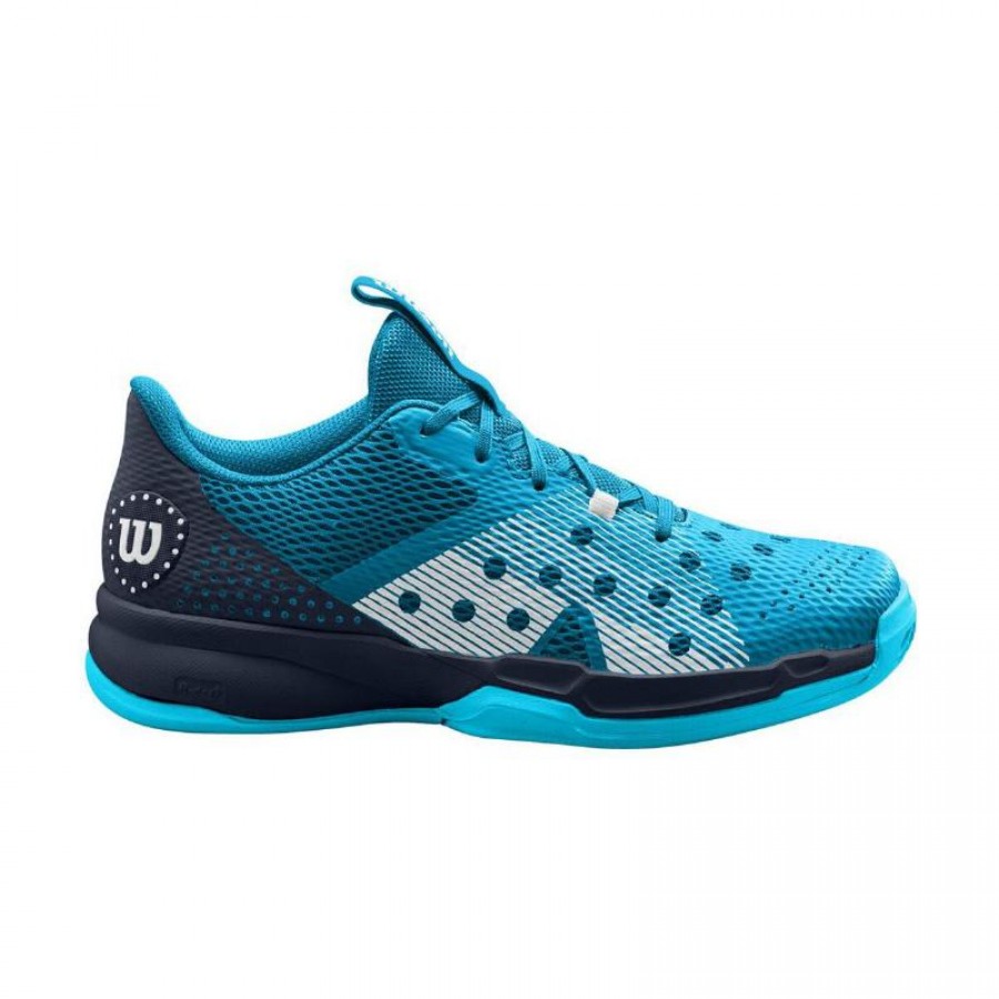 Wilson Hurakn Team Live Blue Navy Shoes  PADELPOINT Wilson Hurakn Team Live Blue Navy Shoes