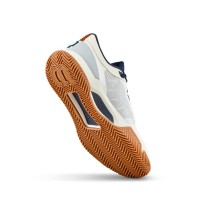 Zapatillas Wilson Intrigue Tour Clay Blanco Vainilla Azul Marino Mujer