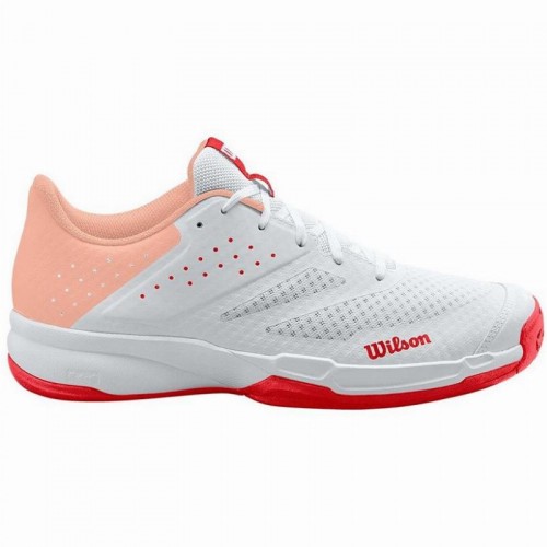 Wilson Kaos Stroke 2.0 White Coral Women''s Shoes Wilson Kaos Stroke 2.0 White Coral Women''s Shoes
