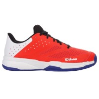 Wilson Kaos Stroke 2.0 White Orange Blue Shoes  PADELPOINT Wilson Kaos Stroke 2.0 White Orange Blue Shoes