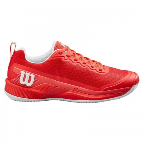 Wilson Rush Pro 4.5 Clay Red White Sneakers Wilson Rush Pro 4.5 Clay Red White Sneakers